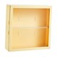 thumbnail image 1 of Vitrina de pared de 2 capas con protección antipolvo. Amarillo, 1 of 9