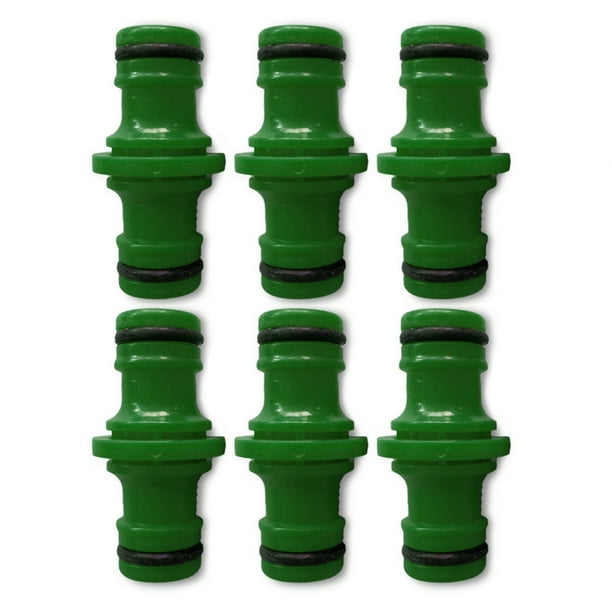 Accesorios de carpintería de tubería de jardín de manguera para riego verde 6 piezas