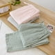 thumbnail image 4 of Pantalones de pijama a cuadros para mujer: cintura elástica, poliéster suave, ropa de casa holgada para todas las estaciones con bolsillos, 4 of 5