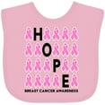 thumbnail image 3 of Inktastic Hope Breast Cancer Awareness Boys or Girls Baby Bib, 3 of 4