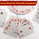 thumbnail image 4 of Cartas de juego BozenTek en braille antideslizantes para personas con discapacidad visual, 4 of 9