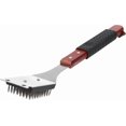 thumbnail image 1 of BBQ Grill Cleaning Brush and Scraper Wooden Handle Stainless Steel Barbecue Grill Cleaner Barbecue Brush Spatula for Outdoor Grilling Accessories Dark, 1 of 5