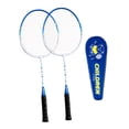 thumbnail image 2 of Badminton Rackets,Professional Badminton Rackets for Kids,Children Badmiton Racquet Alloy Double Rackets,Lightest Playing Badminton Rackets Parent Child,Outdoor Backyard Games Shuttlecocks Blue, 2 of 8