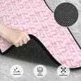 thumbnail image 3 of Fotbe Ribbon Bow Juego de 4 Tapetes para Auto con Estampado – Alfombrillas de Goma Reforzada, Diseño Antideslizante, Protección para Todo el Año – Vehículos, Autos, Camionetas y SUVs, 3 of 7