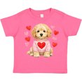 thumbnail image 3 of Inktastic Cute Golden Doodle Puppy Heart Valentine's Day Boys or Girls Toddler T-Shirt, 3 of 5