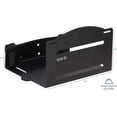 thumbnail image 2 of Universal PC Wall Mount, Adjustable Steel Bracket, Computer Case, Open Frame CPU Strap Holder, Black, MOUNT-PC03V, 2 of 7