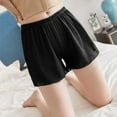 thumbnail image 4 of YUGYXL Women's Plus Size Thin Shorts 2025 Summer Loose Shorts Lightweight Comfy Quick Dry Shorts Daily Shorts Black L, 4 of 6