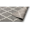 thumbnail image 4 of Well Woven Harbor Trellis Grey Moroccan Lattice Modern 3 x 10 2'7" x 9'10" Runner Rug, 4 of 6