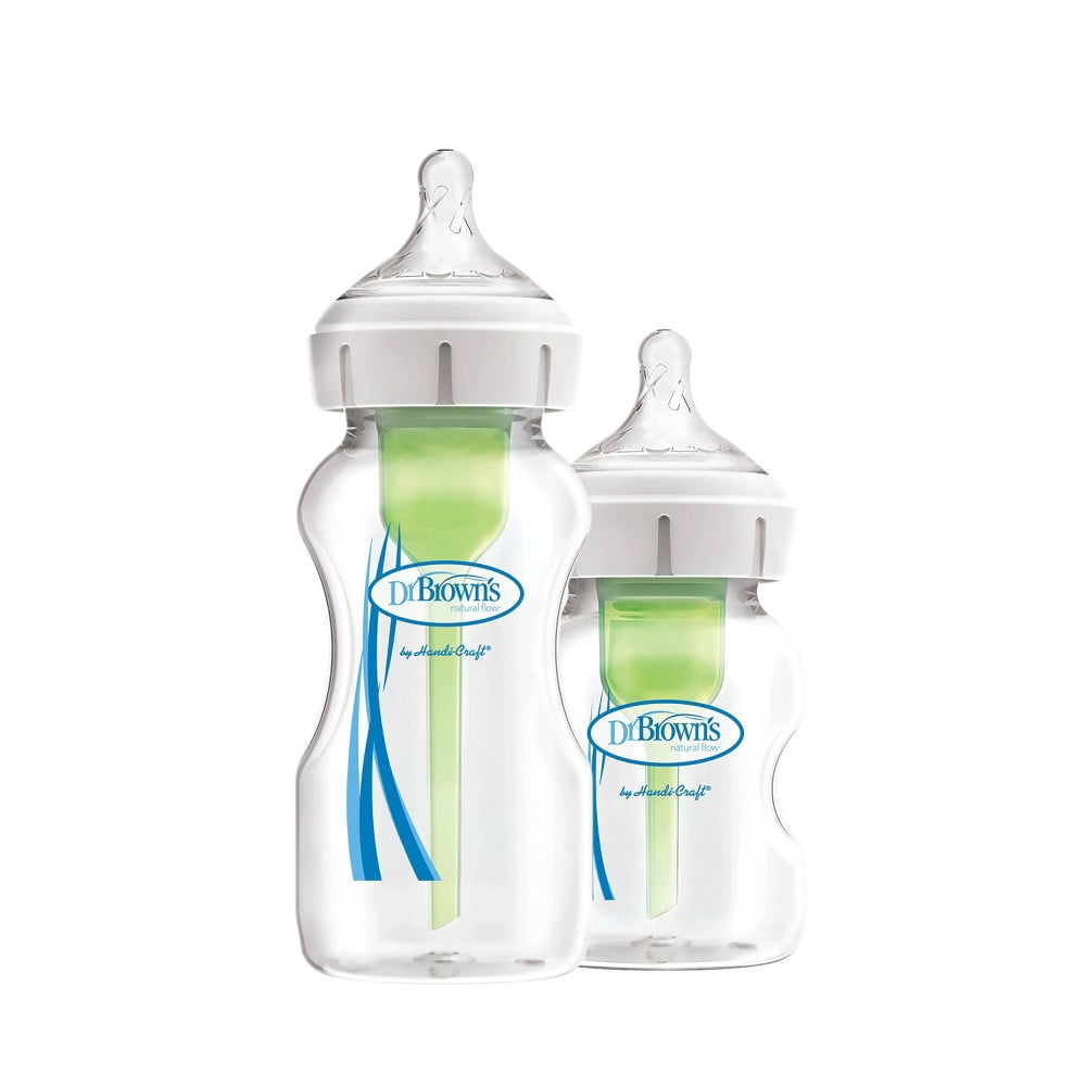 Dr. Brown's Options+ Wide-Neck Anti-Colic Baby Bottle Gift Set - 0-6 Months