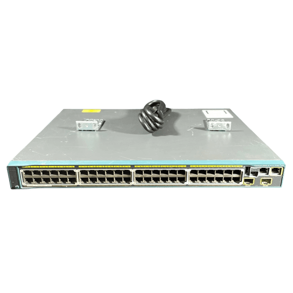 Restored Cisco WS-C2960S-48LPD-L 48 Port PoE+ Gigabit Switch w/ Stack (Refurbished)