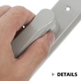 thumbnail image 3 of SKISUNO Iron Modern Square Keyless Privacy Locking Lever Lock for Interior Door 1 Set 11.8x1.8x1.5in, 3 of 7