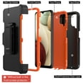 thumbnail image 6 of Xihaiying Samsung Galaxy A12 Case Heavy Duty Hard Shockproof Armor Protector Case Cover for Galaxy A12 Phone Case (Black+Orange), 6 of 7
