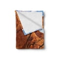 thumbnail image 2 of National Parks Soft Flannel Fleece Blanket, Rock on the Grand Canyon Monument Valley Heart of Nature Utah Photo Print, Cozy Plush for Indoor and Outdoor Use, 60" x 80", Orange Blue, by Ambesonne, 2 of 6