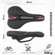 thumbnail image 2 of Asiento para bicicleta antiprostatico negro con vivos rojos TL-2162 Teide, 2 of 8