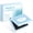 Blue Shell - Black Ink, variant on Black Ink Pad with Snap Closure, Large Stamp Pad for Rubber Stamps, 4.33"x2.76", Premium Felt Pad for Office, Crafting and Scrapbooking Supplies, Red Shell - Red Ink