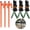 3 Pack, variant on Tree Stake Kit – Heavy Duty Tree Stakes and Supports for Leaning Trees – Metal Stake for Straightening Kit with 3 Set Tree Stakes, for Staking and 13.12 Feet Tree Rope | Includes thre