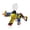 Comic Yellow, variant on BIU BLASTER Gel Ball Blaster Pink Graffiti Electric Water Bead Launcher with Goggles Rechargeable 7.4V 500mAh Battery for 14+ Ages