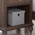 thumbnail image 4 of Homestyles 5503-42 Marie Table de Chevet&44; Brun - 28,5 x 24 x 18 Po., 4 of 26