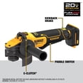 thumbnail image 2 of Amoladora angular DEWALT FLEXVOLT ADVANTAGE 20V MAX* DCG416B, 2 of 9