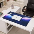 thumbnail image 3 of Snow Mountains Under the Purple Stars&nbsp;mousepad Gamingwaterproof,rubber+multispandexwashable MousepadDesk Pad for Office Home Game 31.5x15.7inches, 3 of 7
