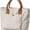 White, variant on Sunyuer Small Canvas Tote Bag for Women, Fashion Canvas Satchel Shoulder Purse Top Handle Handbags