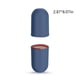 thumbnail image 4 of Bearachild Caja de taza de cepillo de 4 en 1, portátil, reutilizable, hogar, Camping, escuela, negocios, baño, caja de cepillo de Juegos de accesorios de baño Gris Azul, 4 of 6