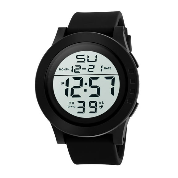 Jewelry VerPetridure Men's LED Waterproof Digital Quartz Military Luxury Sport Date Watches