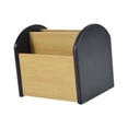 thumbnail image 3 of Organizador de escritorio con soporte para control remoto de mesa para sala de estar y mesita de noche Negro, 3 of 9
