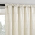 thumbnail image 2 of No. 918 Dover Tonal Geometric Semi-Sheer Back Tab/Rod Pocket Curtain Panel, 52"W x 84"L, Cream, 2 of 7