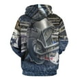thumbnail image 3 of Football Cowboys Men's Women Vintage 3D Hooded Sweatshirt - All-Season Loose Fit Streetwear, 3 of 6
