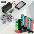 thumbnail image 5 of EEEkit Controller Charger Fit for Nintendo Switch/Switch OLED Joy-Con, Portable Switch Controller Charging Dock, Fast Charging Station, 5 of 7