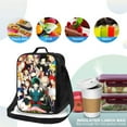 thumbnail image 6 of My Hero Academy Lunch Bag Anime Lunch Tote Bag Reusable Insulated Lunch Box Portable Lunch Bento Box For College Work Office Picnic 10.5*8*4.5 Inch, 6 of 8