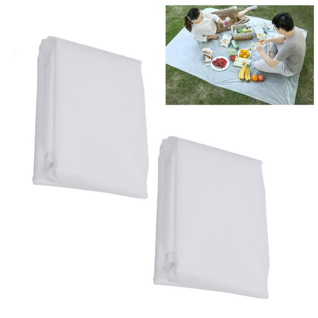 Estera De Playa, Estera De Picnic Desechable Impermeable No Tejida 2 Piezas Multifuncional Para Parque