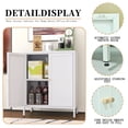 thumbnail image 2 of Bathroom Floor Cabinet,Storage Cabinet with Adjustable Shelf,Modern Freestanding Organizer,Farmhouse Buffet Sideboard,Accent Cabinets for Bathroom,Kitchen,Entryway, 2 of 8