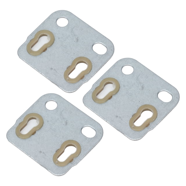 Filfeel Push Rod Guide Plate,Guide Plate,10Pcs Valve Push Rod Guide Plate Iron Plastic Guides Plates for 154F Diesel Engine