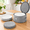 Dinner Plate Case, variant on Set of 4 Plate Cases Stackable Hard Shell Dinnerware Storage Organizer with Separators