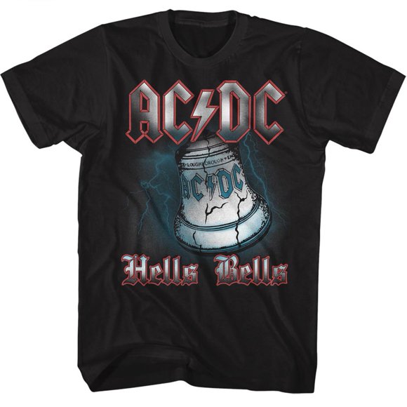 AC/DC Hard Rock Band Music Group Hells Bells Adult T-Shirt Tee