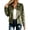 Army Green, variant on Gytharion Women's Faux Suede Shirt Jackets Button Front Turn Down Collar Jackets Long Sleeve Solid Color Casual Jackets with Pockets