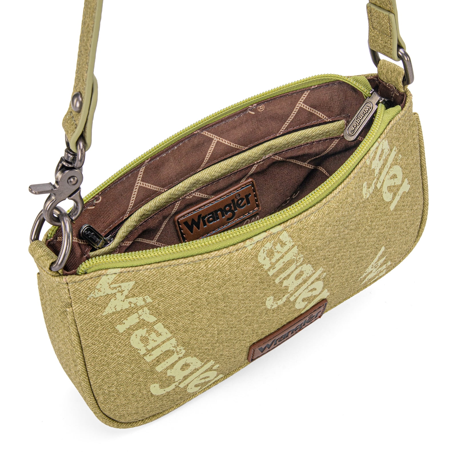 Wrangler Shoulder Bag for Women 90s Retro Top-Handle Hobo Handbag