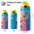 thumbnail image 2 of Movie Sing 2 Kids Water Bottle with Silicone Straw And Spill-Proof Lid, 12 Oz Stainless Steel Double-Wall Vacuum Insulated Water Bottles for Boys Girls, 2 of 8