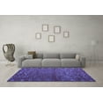 thumbnail image 3 of Ahgly Company Indoor Rectangle Abstract Blue Modern Area Rugs, 2' x 4', 3 of 4