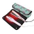 thumbnail image 3 of Hair Tool Organizer Bag with Heat Resistant Mat Removable Travel Storage Case for Hot Air Brushes Curling Irons Unicorns Riding in Cars, 3 of 8