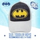 thumbnail image 4 of Gorra de béisbol DC Comics Batman para niños pequeños, gris y amarillo, de 2 a 4 años, 4 of 6