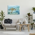 thumbnail image 3 of Stupell Industries Modern Sea Turtle Splash Animals & Insects Painting Gallery Wrapped Canvas Print Wall Art, 40 x 30, 3 of 8