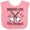 Pink and White, variant on Inktastic Banjo Music Bluegrass Boys or Girls Baby Bib