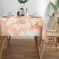 thumbnail image 3 of YFYANG Rectangular Polyester Table Cloth Pastel Geometric Butterfly Table Cover for Indoor Outdoor Kitchen Restaurant Table Decoration Tablecloths，54" X 72", 3 of 9