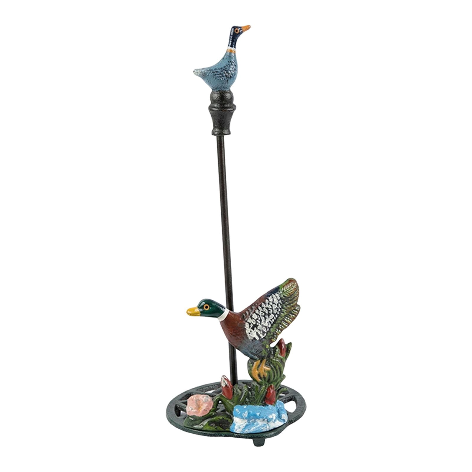 Fiocias Duck Paper Towel Holder Stand Bathroom Kitchen Use Premium Paper Roll Holder