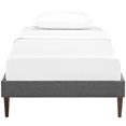 thumbnail image 5 of Modway Sharon Fabric Upholstered Twin Platform Bed in Gray, 5 of 5