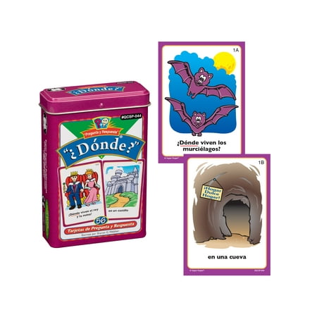 Super Duper Spanish Donde Cards QCSP044