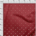 thumbnail image 3 of oneOone Cotton Jersey Maroon Fabric Polka Dot Fabric For Sewing Printed Craft Fabric By The Yard 58 Inch Wide, 3 of 4